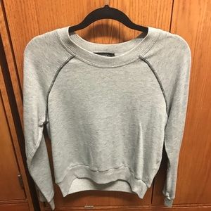 Gray sweatshirt